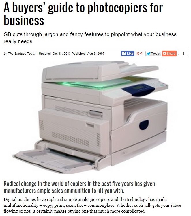 Photocopiers for Business